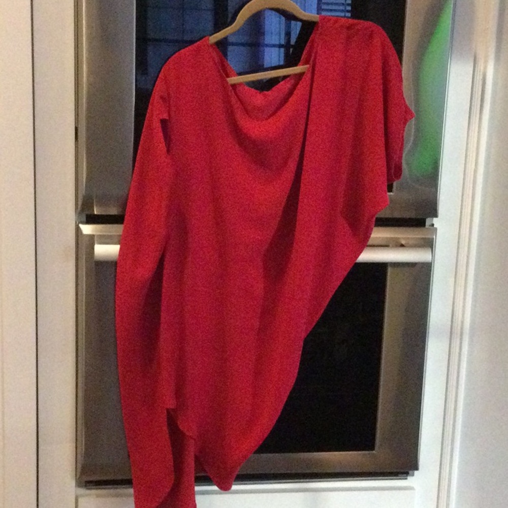 Trina Turk Red High Low Dress